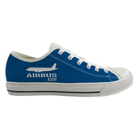 Thumbnail for Airbus A320 Printed Designed Canvas Shoes (Men)