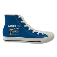 Thumbnail for Airbus A330 & Trent 700 Engine Designed Long Canvas Shoes (Men)