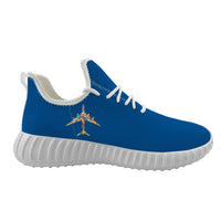 Thumbnail for Colourful Airplane Designed Sport Sneakers & Shoes (MEN)