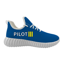 Thumbnail for Pilot & Stripes (3 Lines) Designed Sport Sneakers & Shoes (MEN)