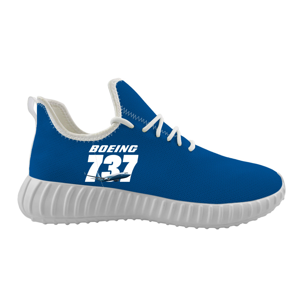 Super Boeing 737+Text Designed Sport Sneakers & Shoes (WOMEN)