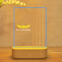 Thumbnail for Custom Name & Special Golden Epaulettes (4,3,2 Lines) Designed Night Lamp