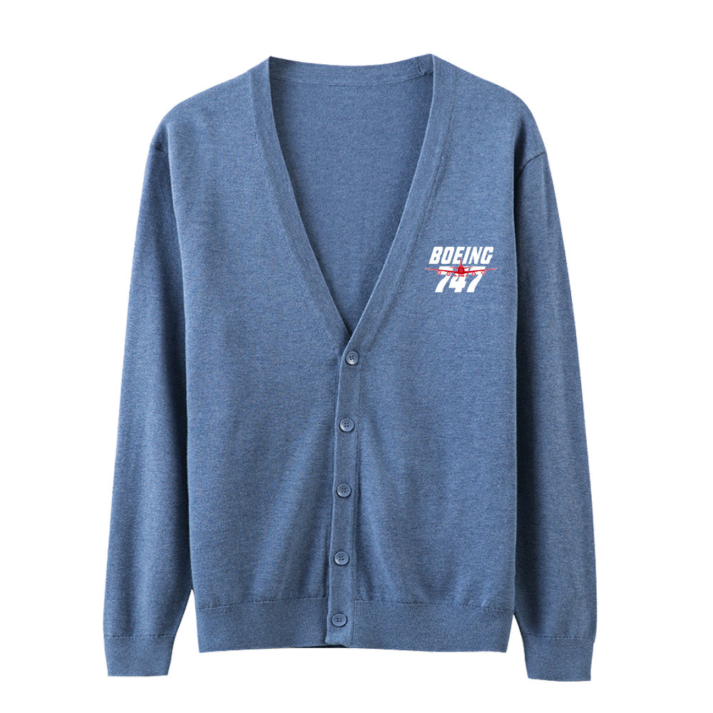 Amazing Boeing 747 Designed Cardigan Sweaters
