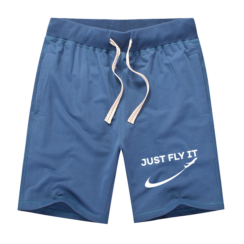 Just Fly It 2 Designed Cotton Shorts