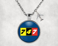 Thumbnail for Flat Colourful 747 Designed Necklaces