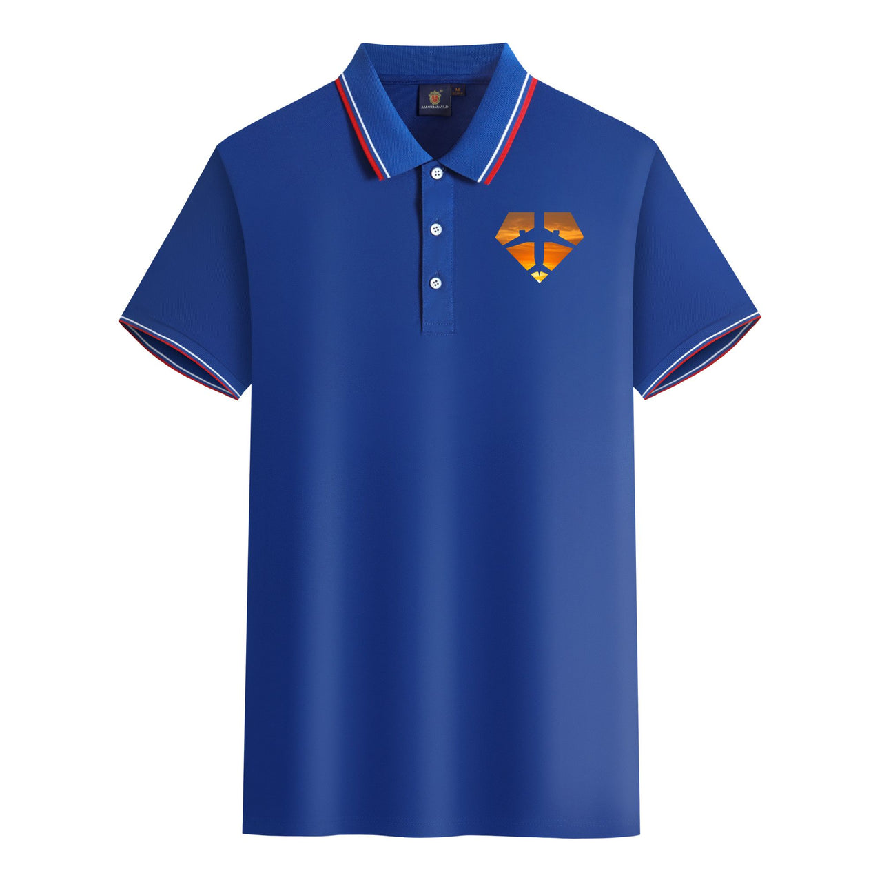 Supermen of The Skies (Sunset) Designed Stylish Polo T-Shirts