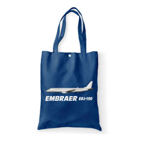 Thumbnail for The Embraer ERJ-190 Designed Tote Bags