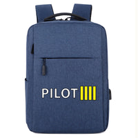 Thumbnail for Pilot & Stripes (4 Lines) Designed Super Travel Bags