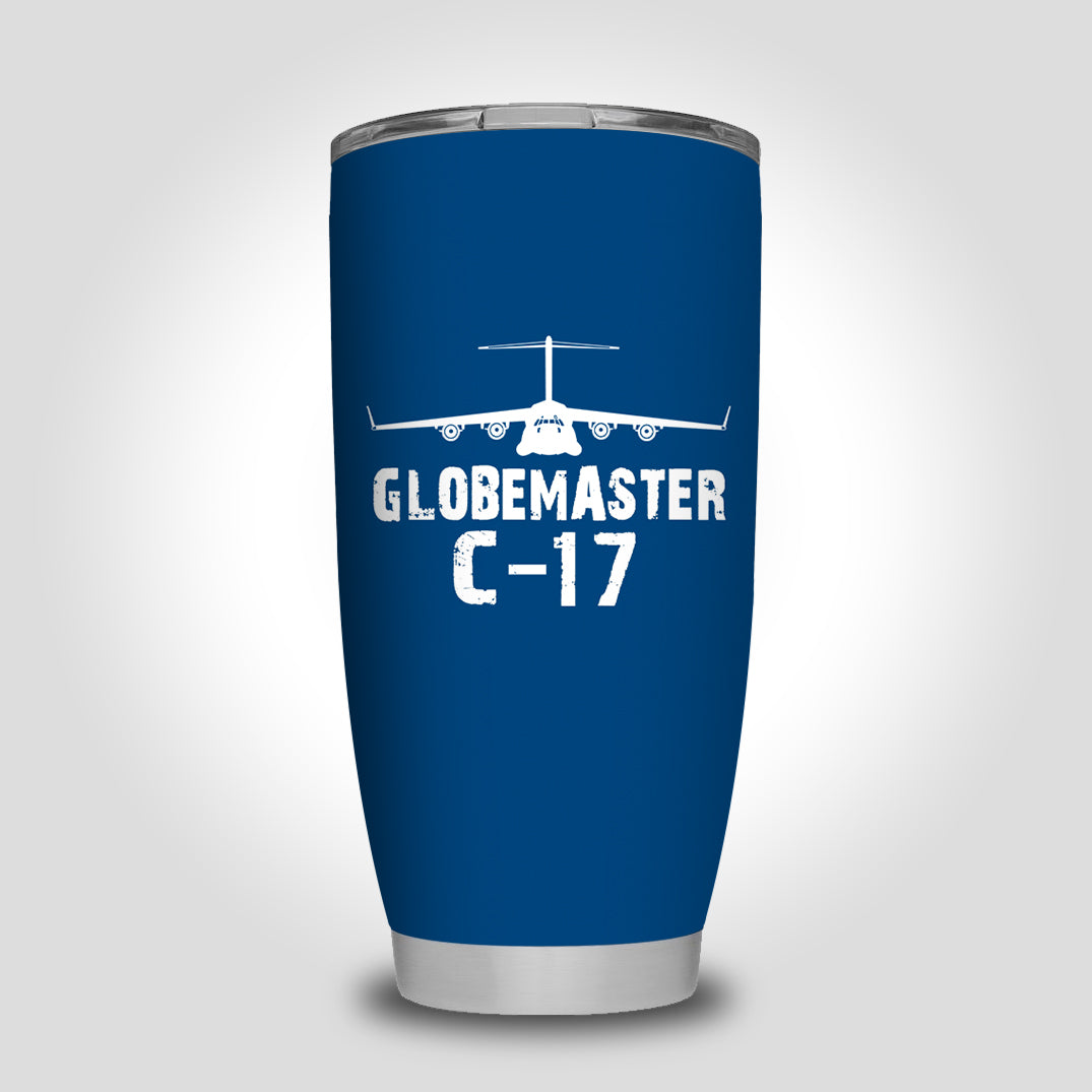 GlobeMaster C-17 & Plane Designed Tumbler Travel Mugs