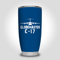 Thumbnail for GlobeMaster C-17 & Plane Designed Tumbler Travel Mugs