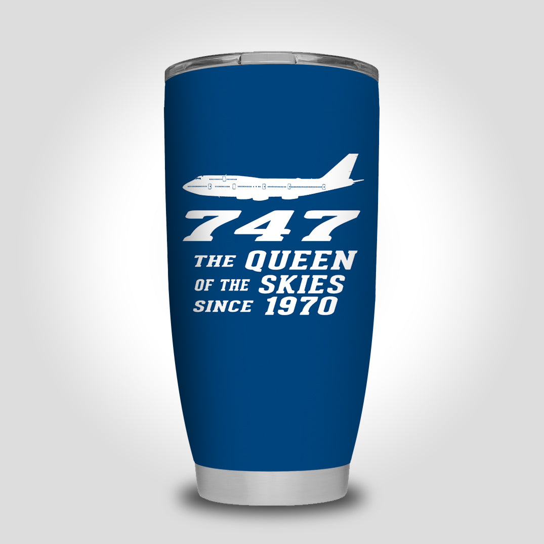 Boeing 747 - Queen of the Skies (2) Designed Tumbler Travel Mugs