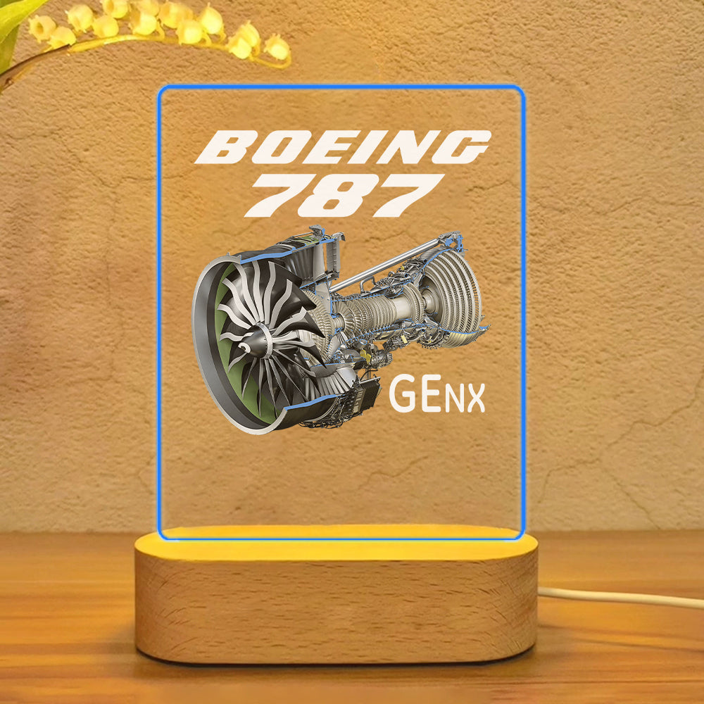 Boeing 787 & GENX Engine Designed Night Lamp