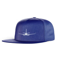 Thumbnail for Boeing 737-800NG Silhouette Designed Snapback Caps & Hats