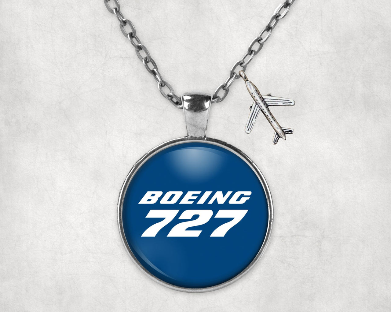 Boeing 727 & Text Designed Necklaces