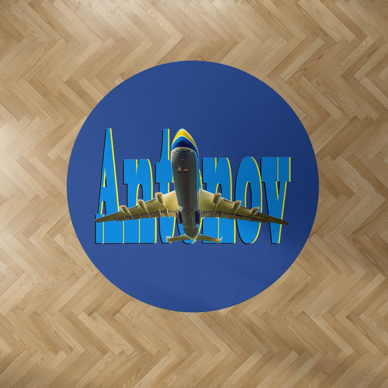 Antonov AN-225 (24) Designed Carpet & Floor Mats (Round)