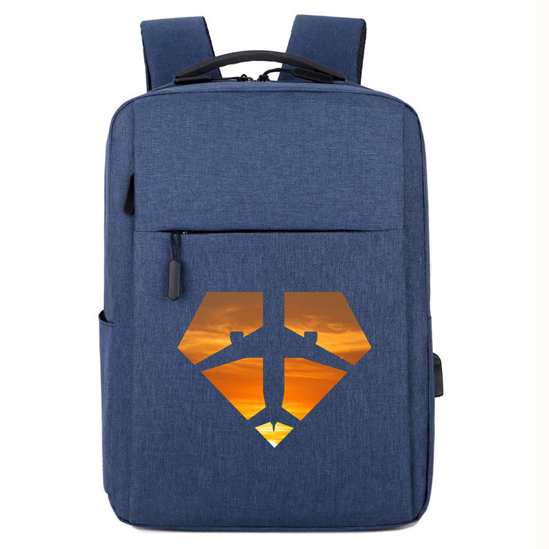Supermen of The Skies (Sunset) Designed Super Travel Bags