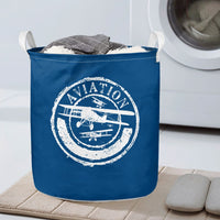 Thumbnail for Aviation Lovers Designed Laundry Baskets
