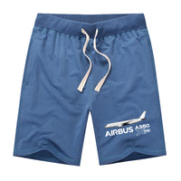 Thumbnail for The Airbus A350 WXB Designed Cotton Shorts