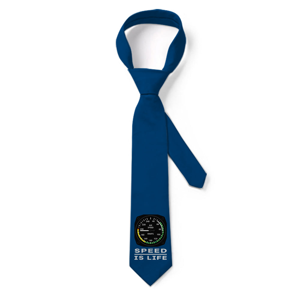 Speed Is Life Tie - view 2