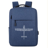 Thumbnail for Propeller Shape Aviation Alphabet Designed Super Travel Bags