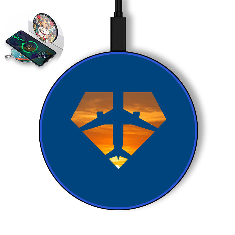 Supermen of The Skies (Sunset) Designed Wireless Chargers