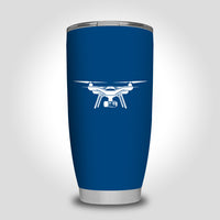 Thumbnail for Drone Silhouette Designed Tumbler Travel Mugs