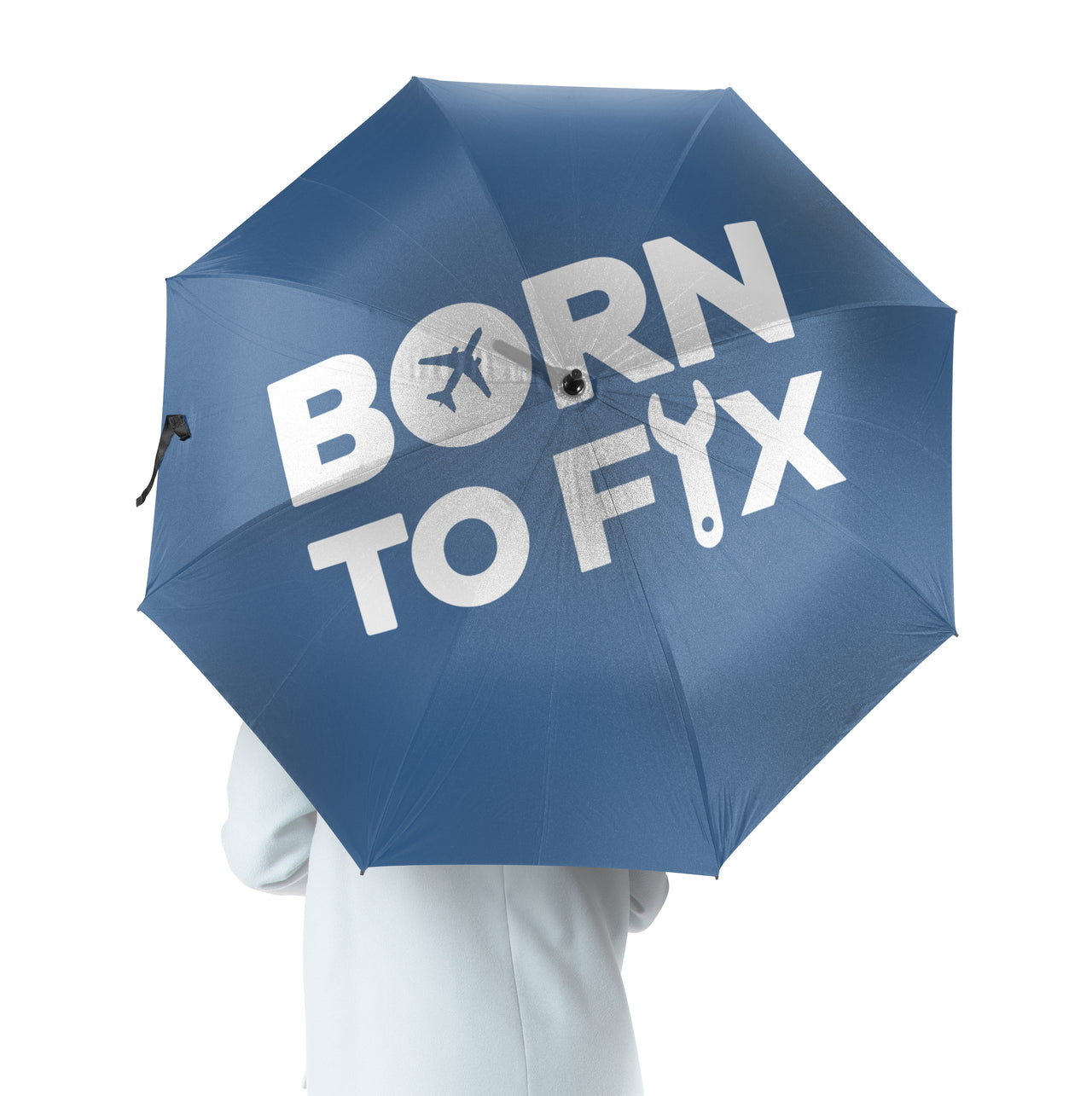 Born To Fix Airplanes Designed Umbrella
