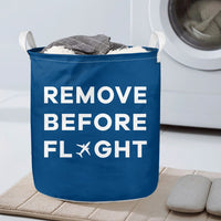 Thumbnail for Remove Before Flight Designed Laundry Baskets