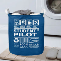 Thumbnail for Student Pilot Label Designed Laundry Baskets
