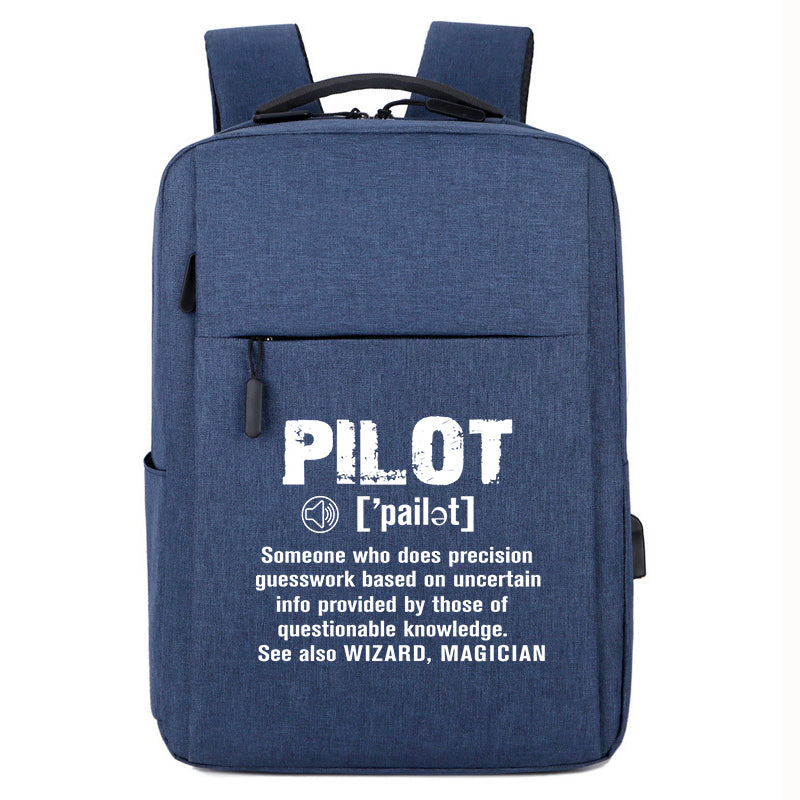 Pilot [Noun] Designed Super Travel Bags