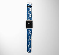 Thumbnail for 717 Flat Text Designed Leather Apple Watch Straps