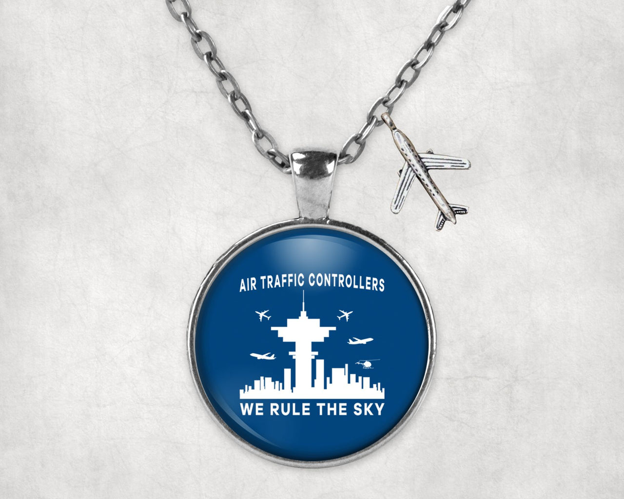Air Traffic Controllers - We Rule The Sky Designed Necklaces
