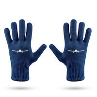 Thumbnail for Piper PA28 Silhouette Plane Designed Gloves