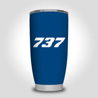 Thumbnail for 737 Flat Text Designed Tumbler Travel Mugs