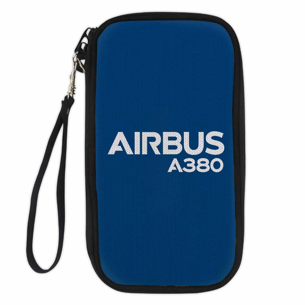 Airbus A380 & Text Designed Travel Cases & Wallets