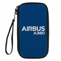 Thumbnail for Airbus A380 & Text Designed Travel Cases & Wallets