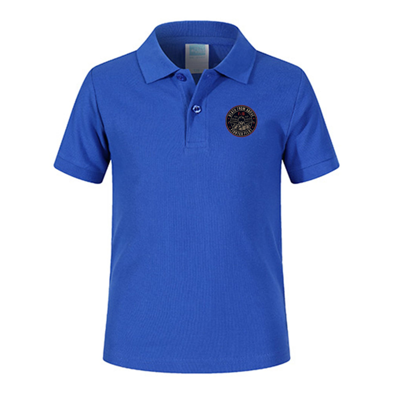Fighter Jet 16 - Death From Above Designed Children Polo T-Shirts