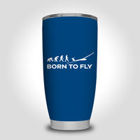 Thumbnail for Born To Fly Glider Designed Tumbler Travel Mugs