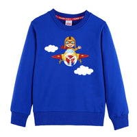 Thumbnail for Cartoon Little Boy Operating Plane (Edition 2) Designed 