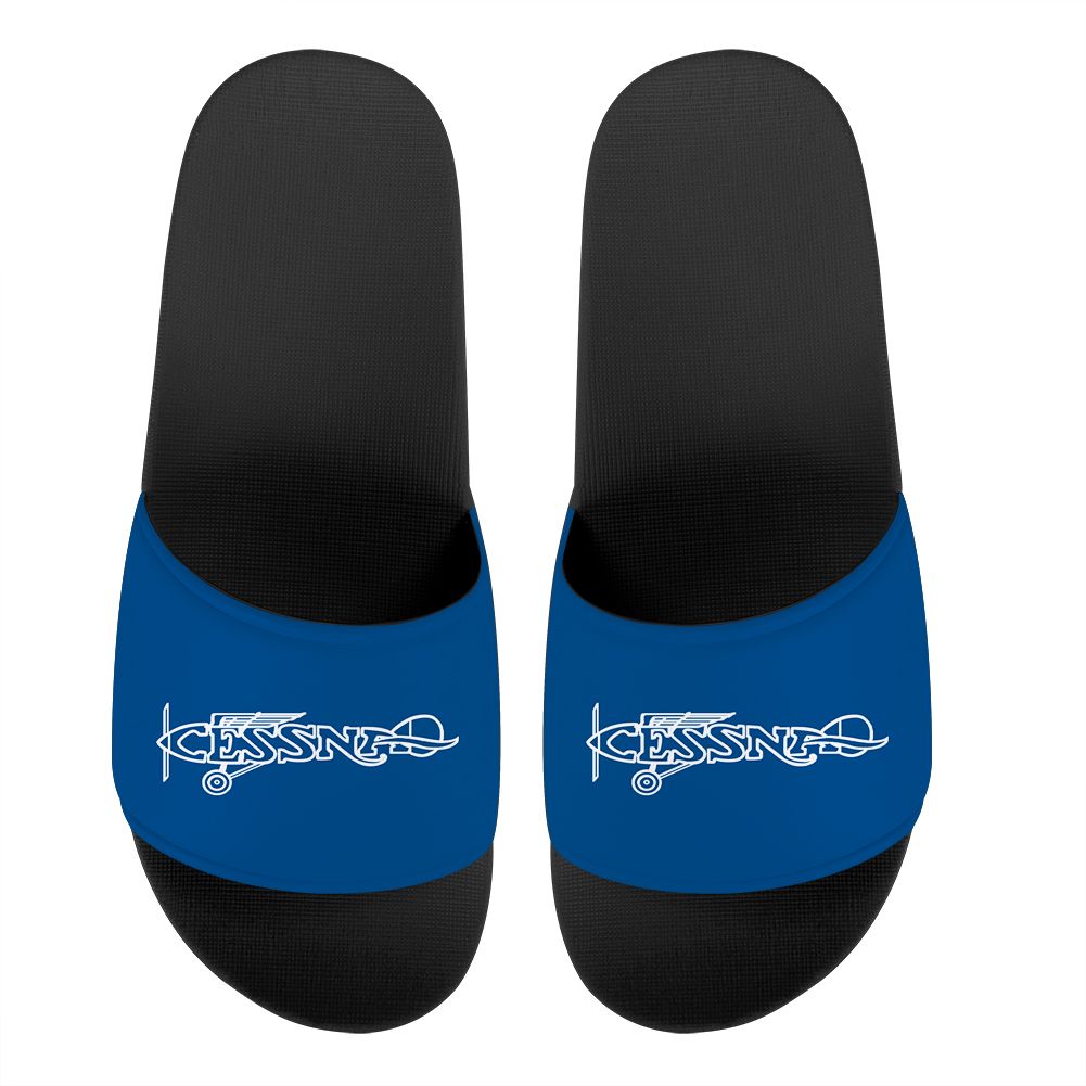 Special Cessna Text Designed Sport Slippers