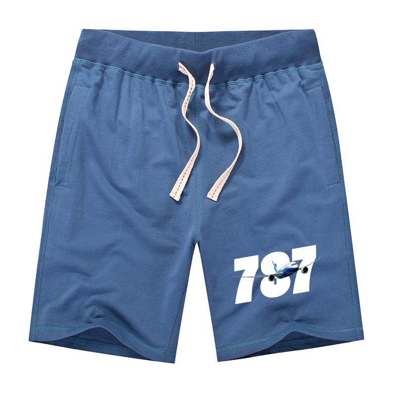 Super Boeing 787 Designed Cotton Shorts