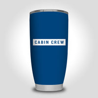 Thumbnail for Cabin Crew Text Designed Tumbler Travel Mugs