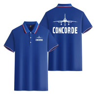 Thumbnail for Concorde & Plane Designed Stylish Polo T-Shirts (Double-Side)