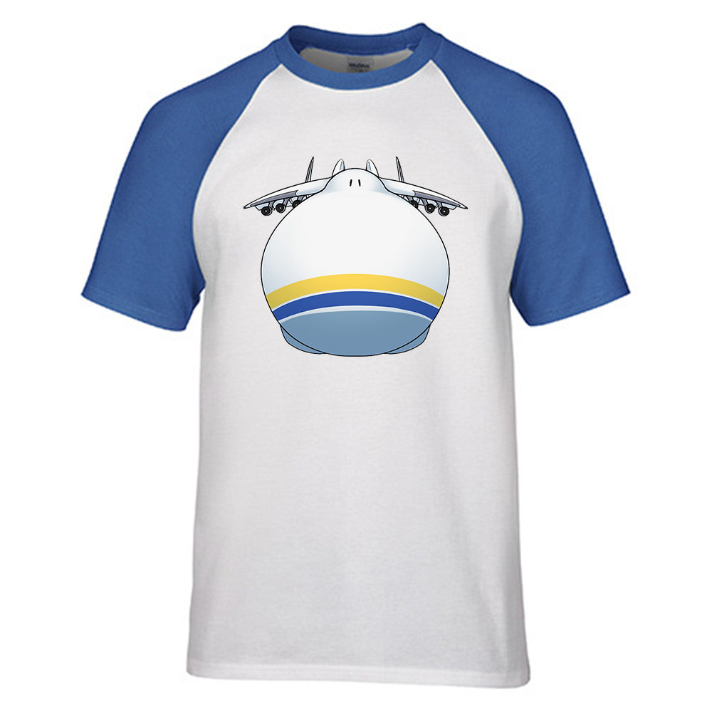 Antonov 225 ROUND Designed Raglan T-Shirts