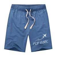 Thumbnail for Just Fly It & Fly Girl Designed Cotton Shorts