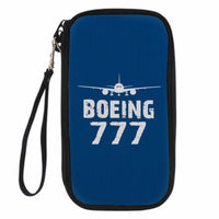 Thumbnail for Boeing 777 & Plane Designed Travel Cases & Wallets