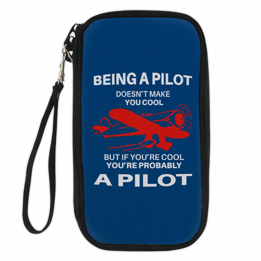 If You're Cool You're Probably a Pilot Designed Travel Cases & Wallets