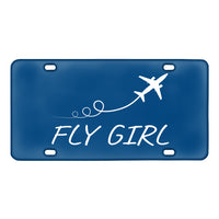 Thumbnail for Just Fly It & Fly Girl Designed Metal (License) Plates