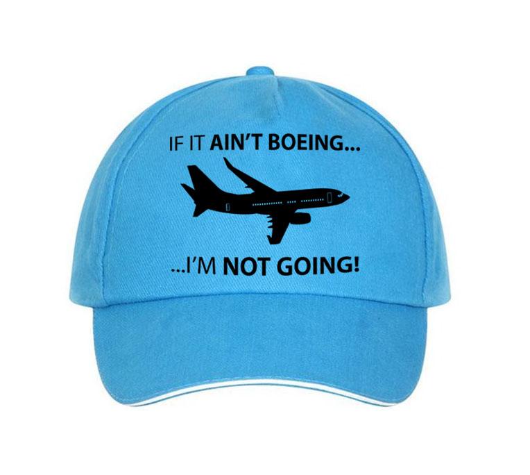 If It Ain't Boeing, I am not Going Hats Pilot Eyes Store Blue 