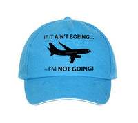 Thumbnail for If It Ain't Boeing, I am not Going Hats Pilot Eyes Store Blue 